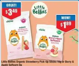 Chemist Warehouse Little Bellies Organic Strawberry Pick-Up Sticks offer