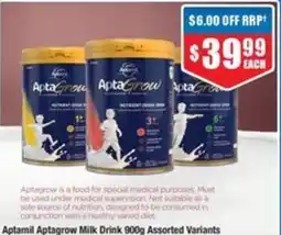 Chemist Warehouse Aptamil Aptagrow Milk Drink 900g Assorted Variants offer