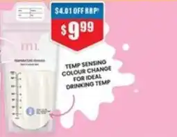 Chemist Warehouse Temp Sensing Colour Change Drinking Thermometer offer