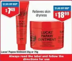 Chemist Warehouse Lucas' Papaw Ointment offer