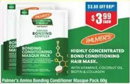 Chemist Warehouse Palmer's Amino Bonding Conditioner Masque Pack offer