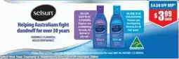Chemist Warehouse Selsun Blue Deep Cleansing or Replenishing Anti-Dandruff Shampoo offer