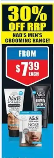 Chemist Warehouse Nads For Men Grooming Range offer