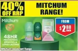 Chemist Warehouse Mitchum Deodorant Range offer