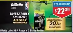 Chemist Warehouse Gillette Labs NBA Razor offer