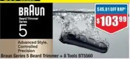 Chemist Warehouse Braun Series 5 Beard Trimmer offer