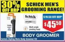 Chemist Warehouse Schick Styling Mate Body Groomer offer