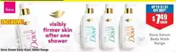 Chemist Warehouse Dove Serum Body Wash Range offer