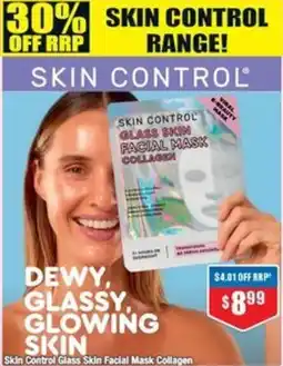 Chemist Warehouse Skin Control Glass Skin Facial Mask Collagen offer