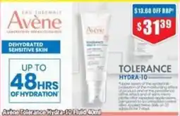 Chemist Warehouse Avene Tolerance Hydra-10 Fluid offer