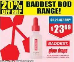 Chemist Warehouse Baddest glow drops offer
