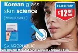 Chemist Warehouse Skin Republic Microdart Serum Ampoule + Spicule 6 X 2ml offer