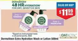 Chemist Warehouse DermaVein Extra Hydration Wash or Lotion offer
