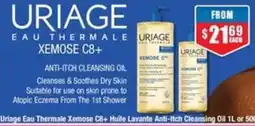 Chemist Warehouse Uriage Eau Thermale Xemose C8+ Anti-Itch Cleansing Oil offer
