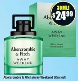 Chemist Warehouse Abercrombie & Fitch Away Weekend offer