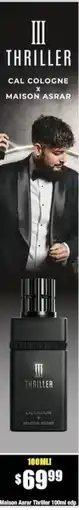 Chemist Warehouse Thriller Cal Cologne x Maison Asrar offer