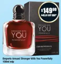 Chemist Warehouse Emporio Armani Stronger With You Powerfully offer