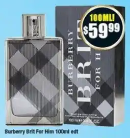 Chemist Warehouse Burberry Brit For Him offer