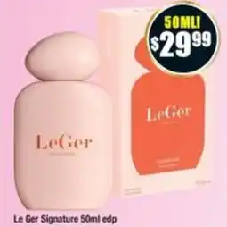 Chemist Warehouse Le Ger Signature 50ml edp offer