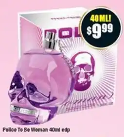 Chemist Warehouse Police To Be Woman 40ml edp offer