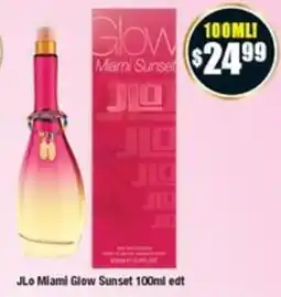Chemist Warehouse JLo Miami Glow Sunset 100ml edt offer