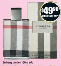 Chemist Warehouse Burberry London offer