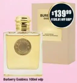 Chemist Warehouse Burberry Goddess edp offer