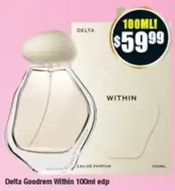 Chemist Warehouse Delta Goodrem Within 100ml edp offer