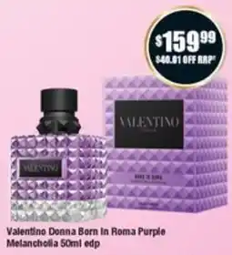 Chemist Warehouse Valentino Donna Born In Roma Purple Melancholia 50ml edp offer