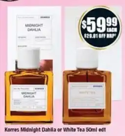 Chemist Warehouse Korres Midnight Dahlia or White Tea offer