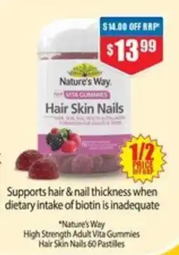 Chemist Warehouse Nature's Way Hair Skin Nails offer