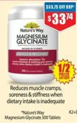 Chemist Warehouse Nature's Way Magnesium Glycinate offer