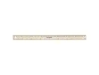 Officeworks Studymate Wooden Ruler 40cm offer