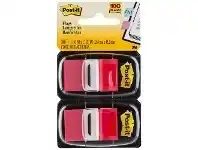 Officeworks 3M Post-it Flags Twin Pack Red offer