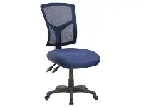 Officeworks Pago Matrix Ergonomic Heavy Duty High Back Chair Dark Navy offer