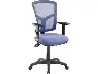 Officeworks Pago Matrix Ergonomic Heavy Duty High Back Armchair Violet offer