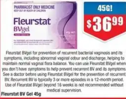 Chemist Warehouse Fleurstat BVgel Gel offer