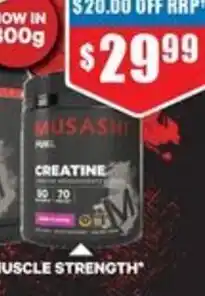 Chemist Warehouse Muscle strength creatine offer