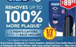 Chemist Warehouse Oral-B Power Toothbrush 10 2 Series Sapphire offer