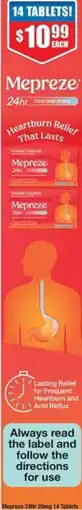 Chemist Warehouse Mepreze 24Hr offer