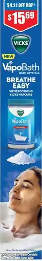 Chemist Warehouse Vicks VapoBath Bath Crystals Non-Medicated Salts offer