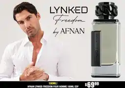 Chemist Warehouse Afnan lynked freedom pour homme offer