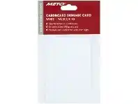 Officeworks Meto A7 Sign Card White 10 Pack offer