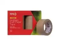 Officeworks PPS Kraft Paper Tape 50mm x 25m 6 Pack offer