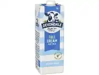 Officeworks Devondale Full Cream UHT Milk 1L offer