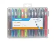 Officeworks Studymate Gel Pens Assorted 24 Pack offer