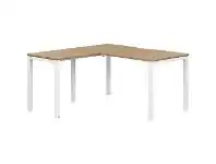 Officeworks Stilford S2 Pro V3 Workstation 1500 x 750mm Oak/White offer