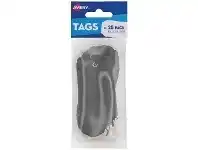Officeworks Avery Scallop Tags Black 85 x 45mm 25 Pack offer