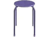 Officeworks Keji Metal Stool Purple offer