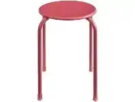 Officeworks Keji Metal Stool Pink offer